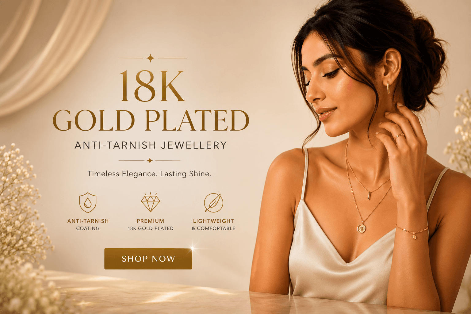 18K Gold Plated